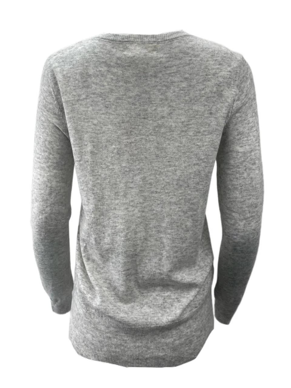LOST IN LUNAR Women's Grey Saskia Knit Sweater Size US 4 NWT