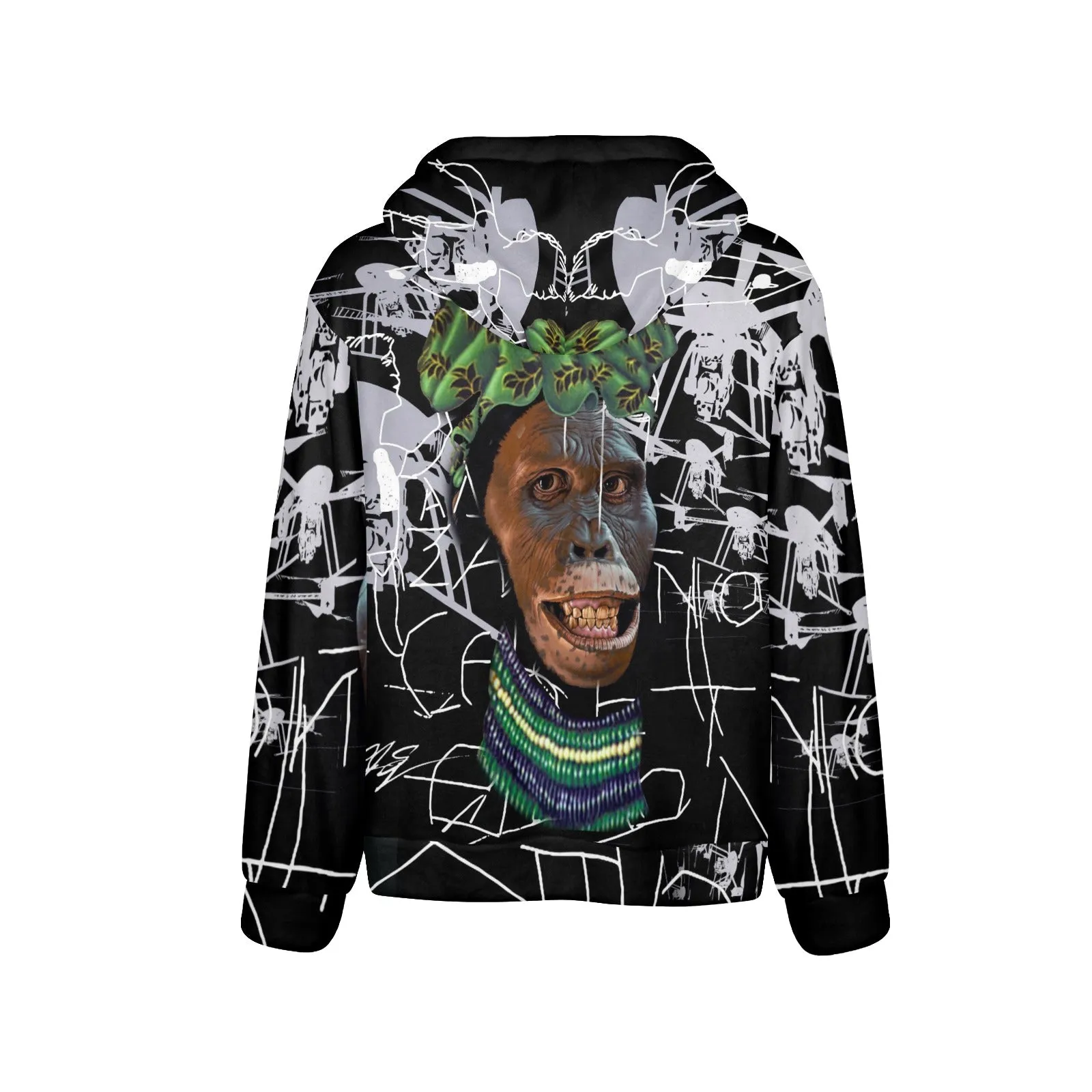 Lucy All Dressed Up and Nowhere to Go Men's Flannel Hoodie