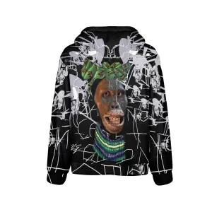 Lucy All Dressed Up and Nowhere to Go Men's Flannel Hoodie