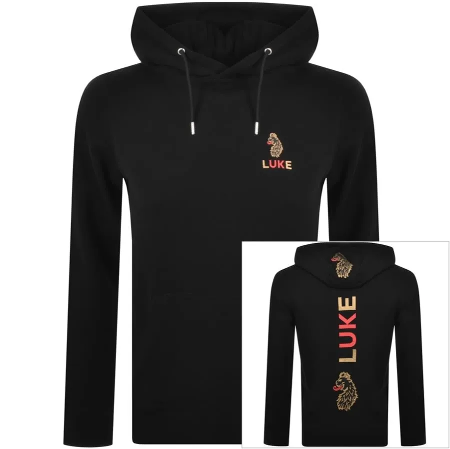 Luke 1977 Hindsight Hoodie Jet Black