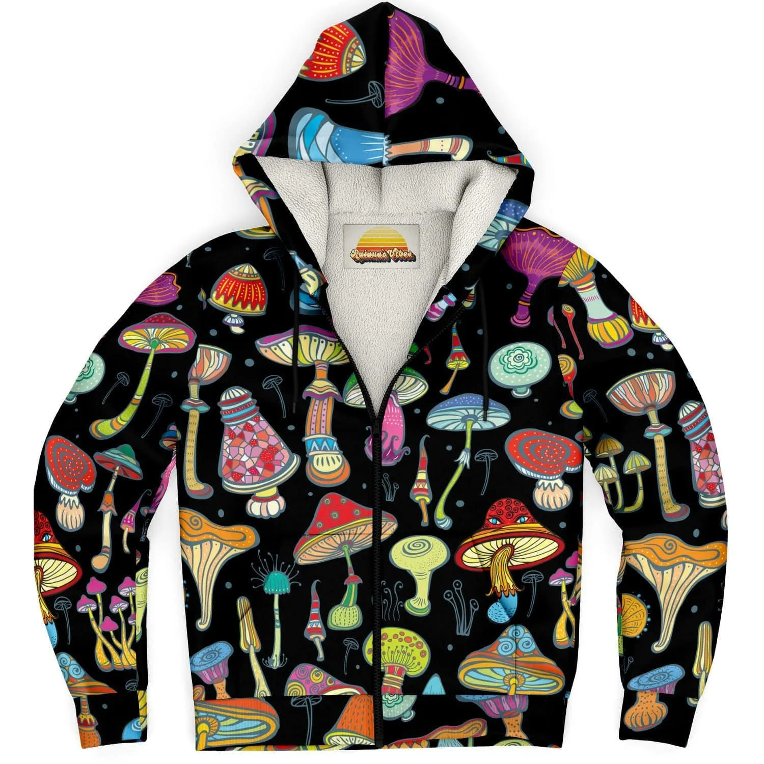Magic Mushrooms | Zip Up Hoodie