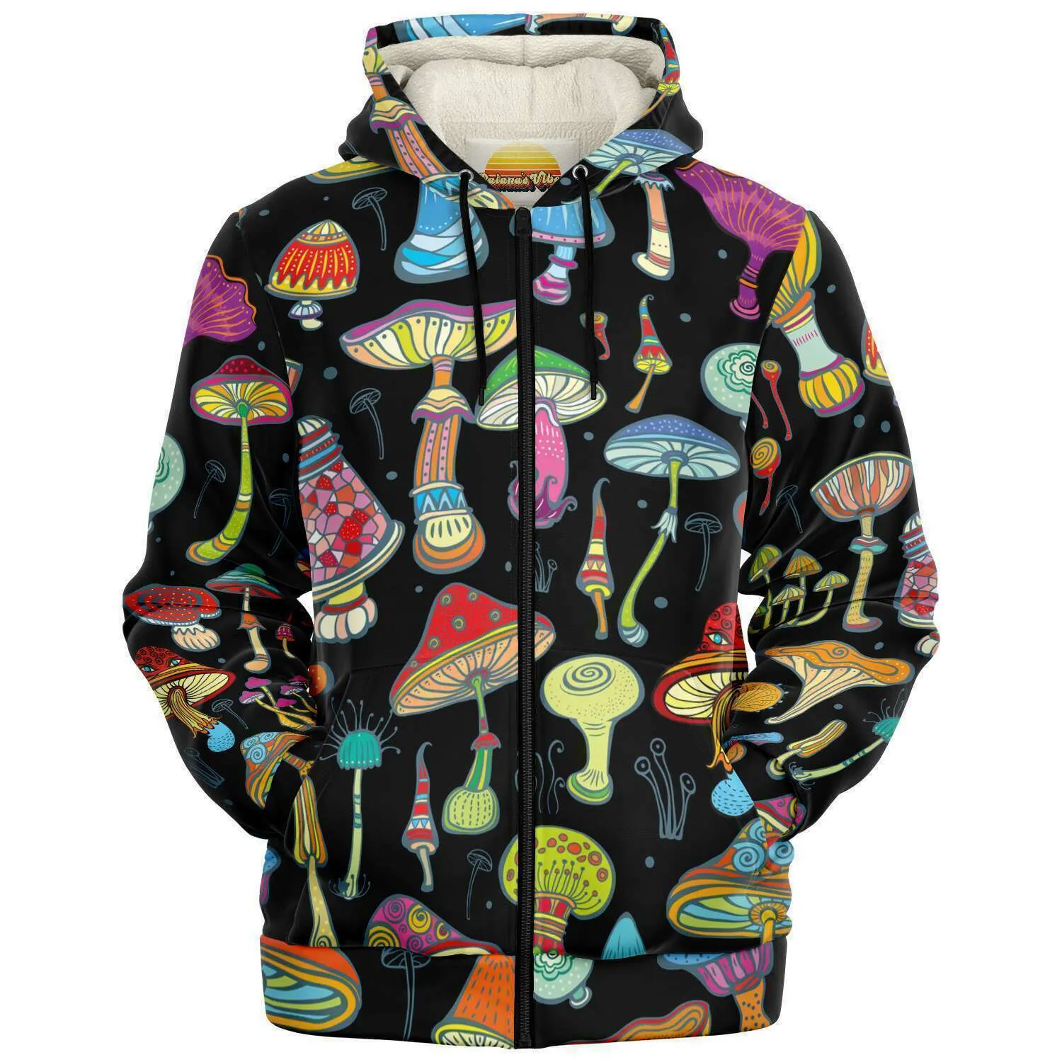 Magic Mushrooms | Zip Up Hoodie