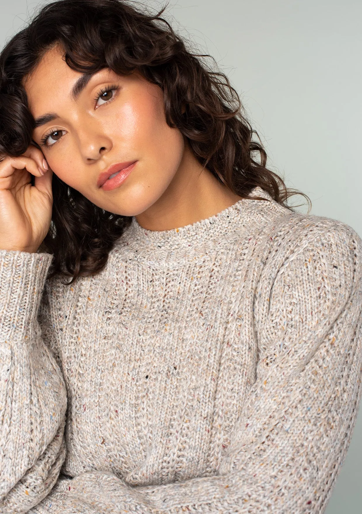 Mariah Volume Sleeve Sweater