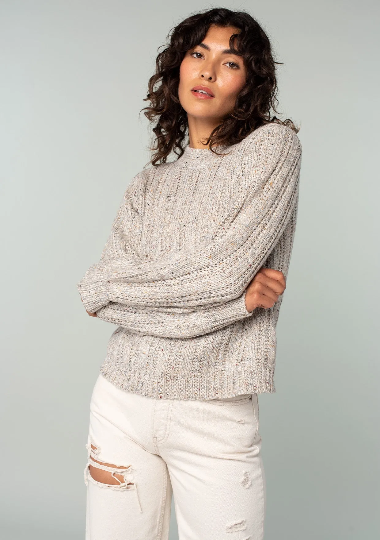 Mariah Volume Sleeve Sweater