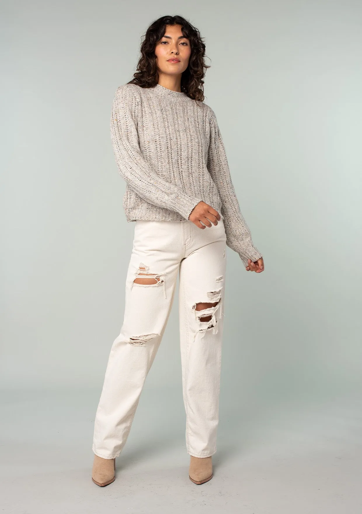 Mariah Volume Sleeve Sweater