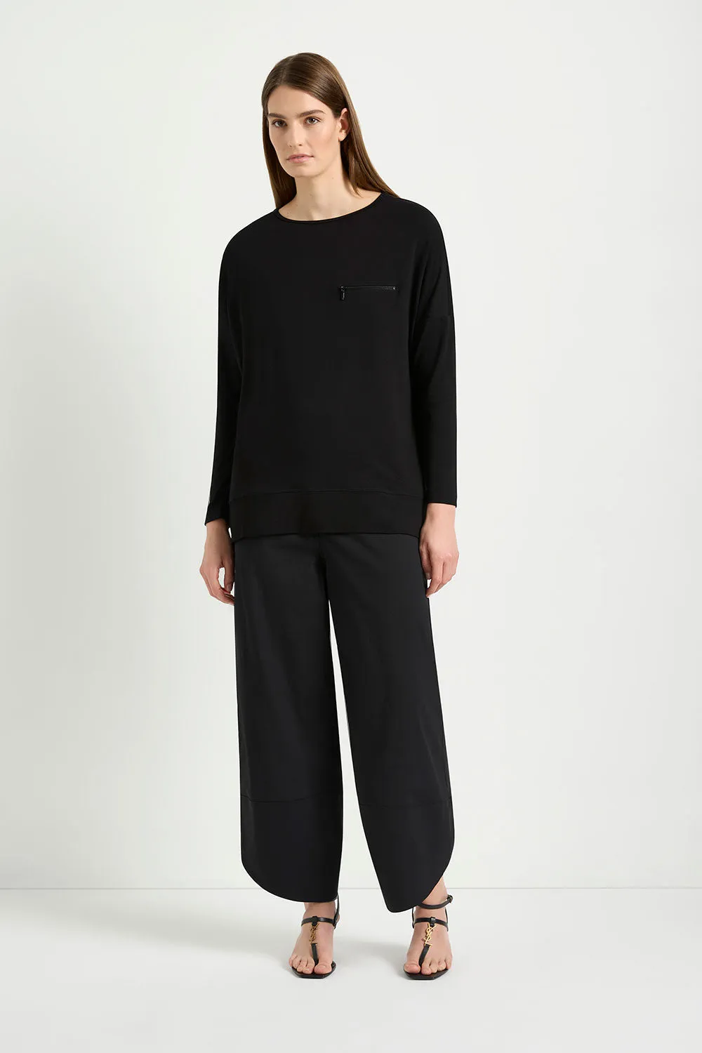 Mela Purdie Zip Pocket Sweater F01 2926