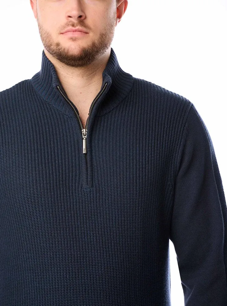 Men's mock zip sweater