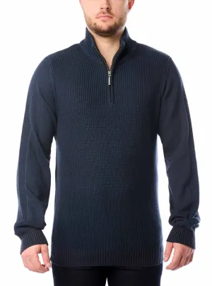 Men's mock zip sweater