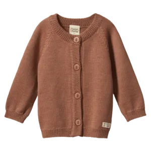 Merino Knit Cardigan - Hazelnut