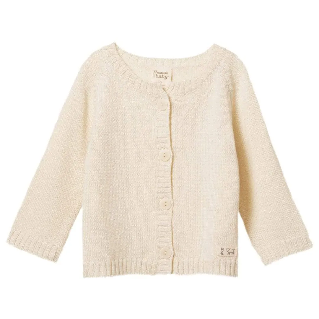 Merino Knit Cardigan - Natural