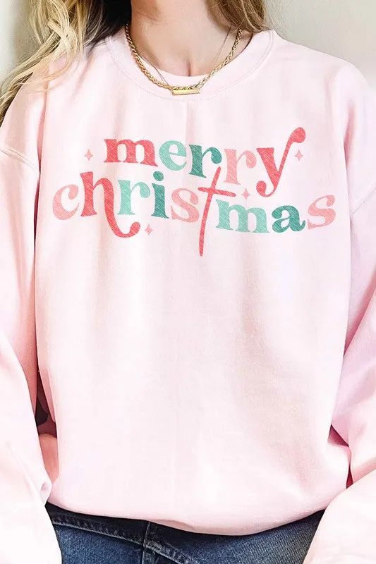 MERRY CHRISTMAS OVERSIZED SWEATSHIRT