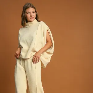 Mock Neck Short Sleeve Top