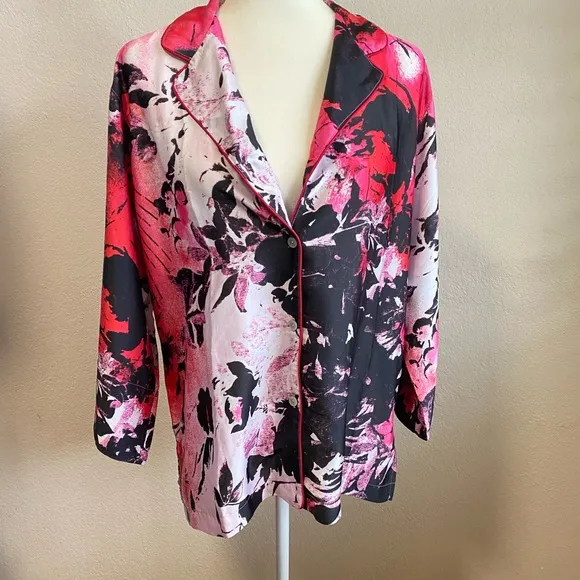 Natori silky floral pajamas