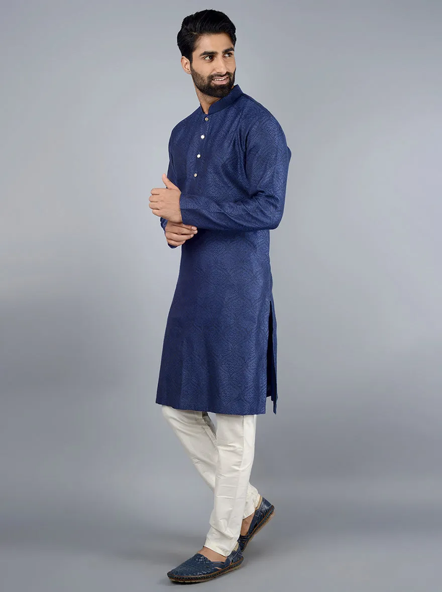 Navy Blue Kurta Set | TULA