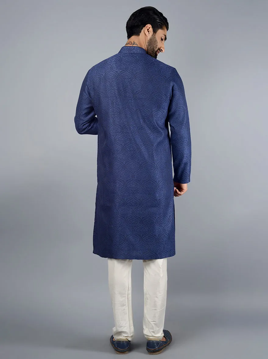 Navy Blue Kurta Set | TULA