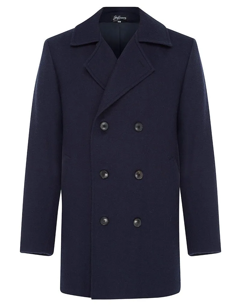 Navy Suri Pea Coat