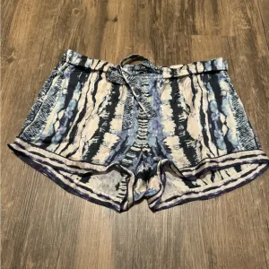 Neiman Marcus Intimates Sleep Shorts Silk Small Drawstring Pajamas Sleepwear