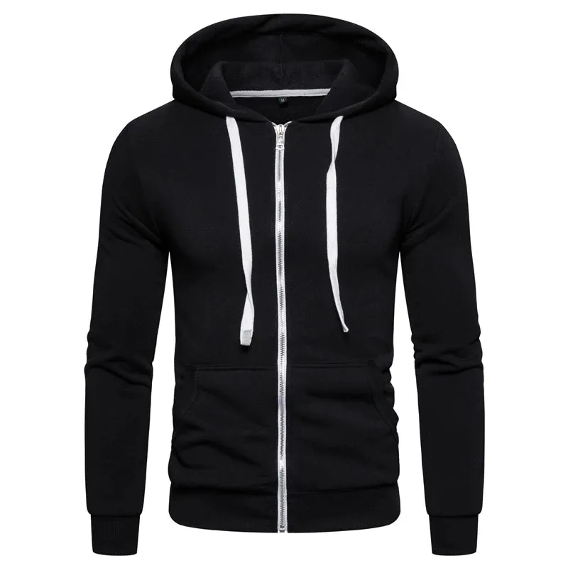 New Autumn Winter Cotton Hoodied Mens Sweatshirts Men