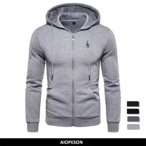 New Autumn Winter Cotton Hoodied Mens Sweatshirts Men