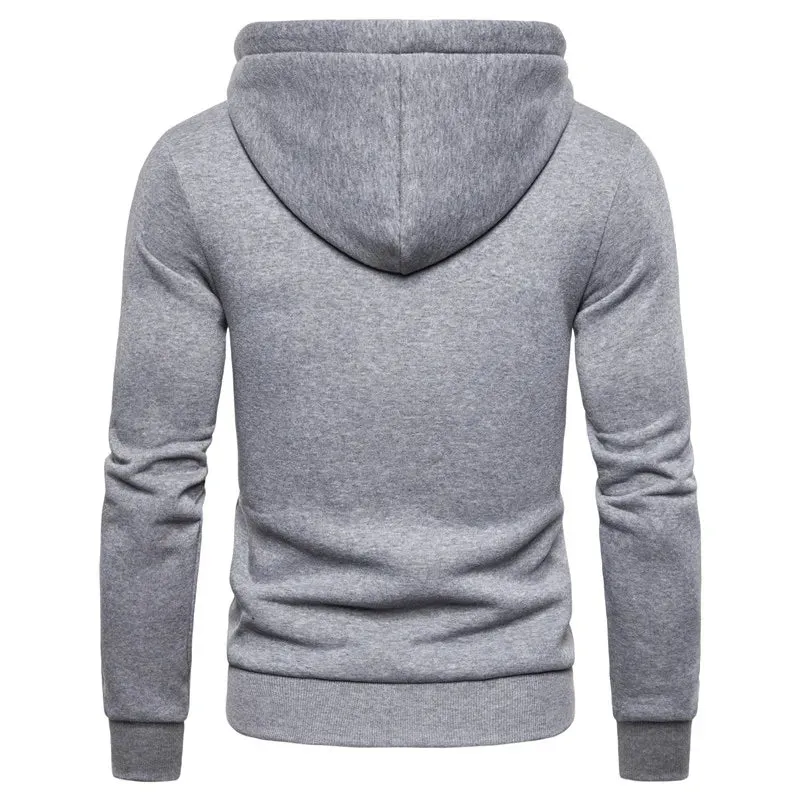 New Autumn Winter Cotton Hoodied Mens Sweatshirts Men