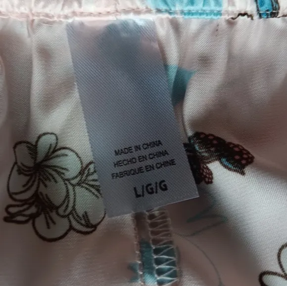 NEW Flora Nikrooz Cami Short Pajama Set Lace Pink Blue White Sexy Floral Large