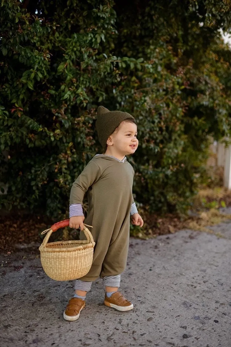 Olive Bamboo Romper
