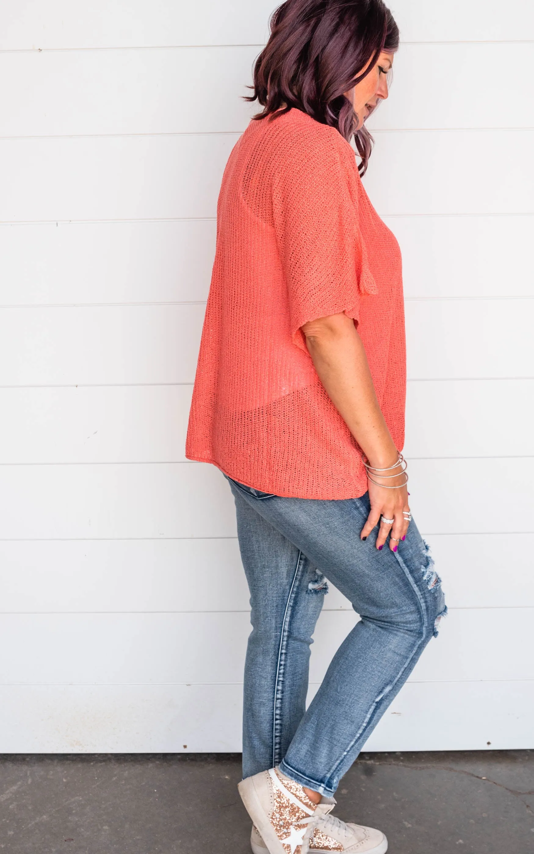 Oversized V-Knit Sweater *Final Sale*