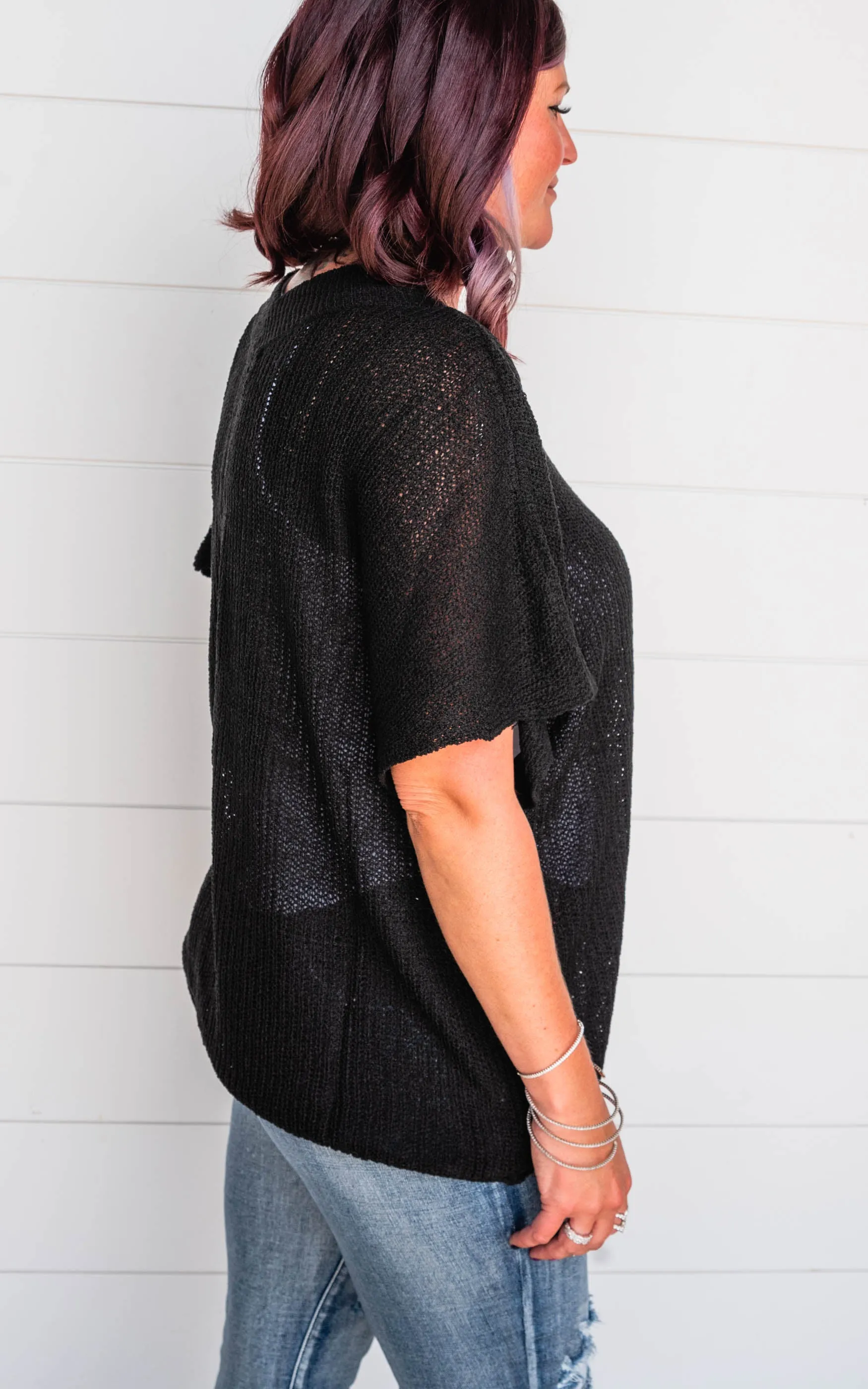 Oversized V-Knit Sweater *Final Sale*
