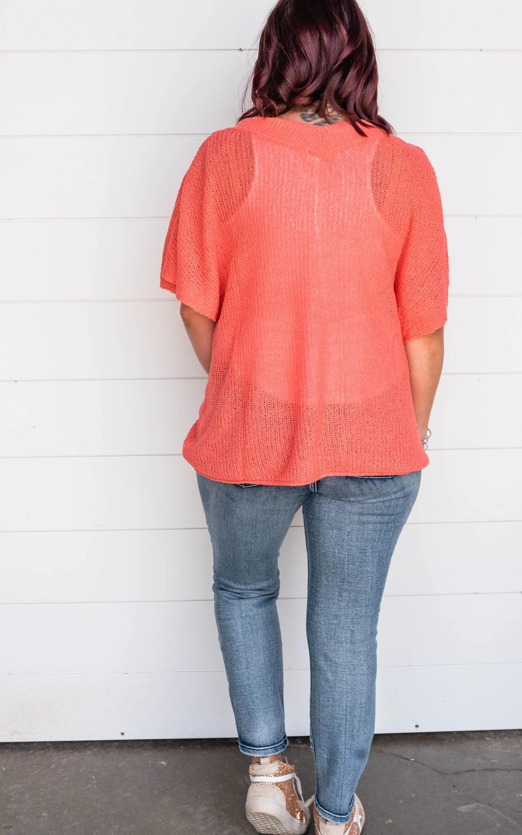 Oversized V-Knit Sweater *Final Sale*