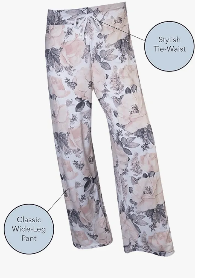 Pale Peony Pajama Pants