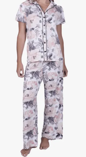 Pale Peony Pajama Pants