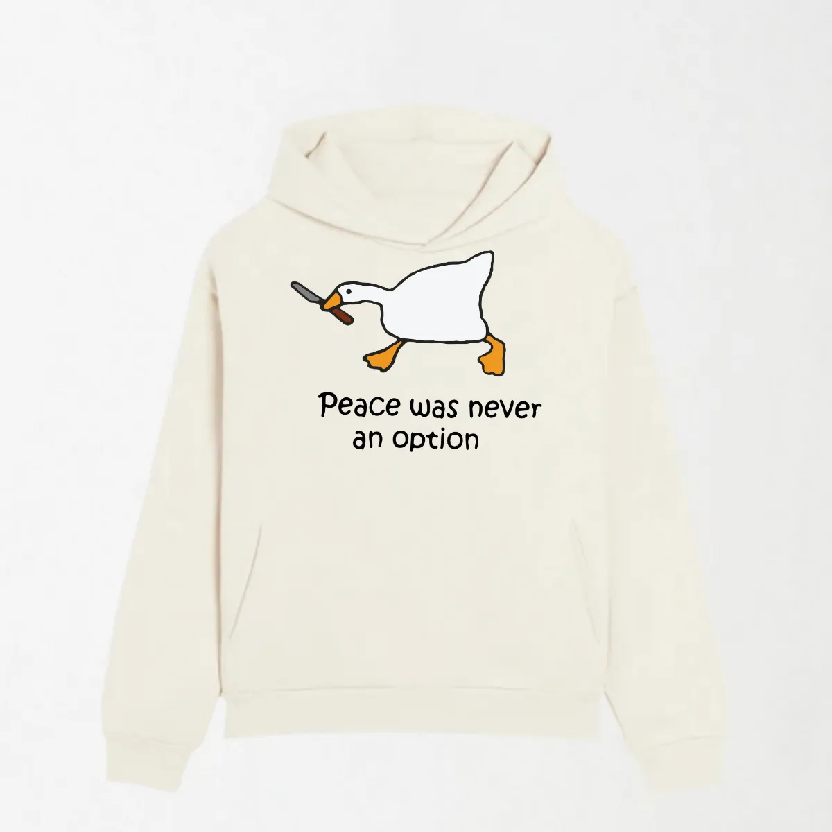 Peace Was Never An Option - Graphic Hoodie