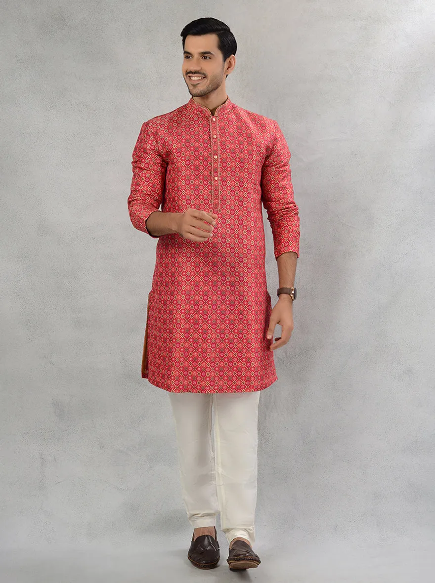 Pink Gold Kurta Pajama | TULA