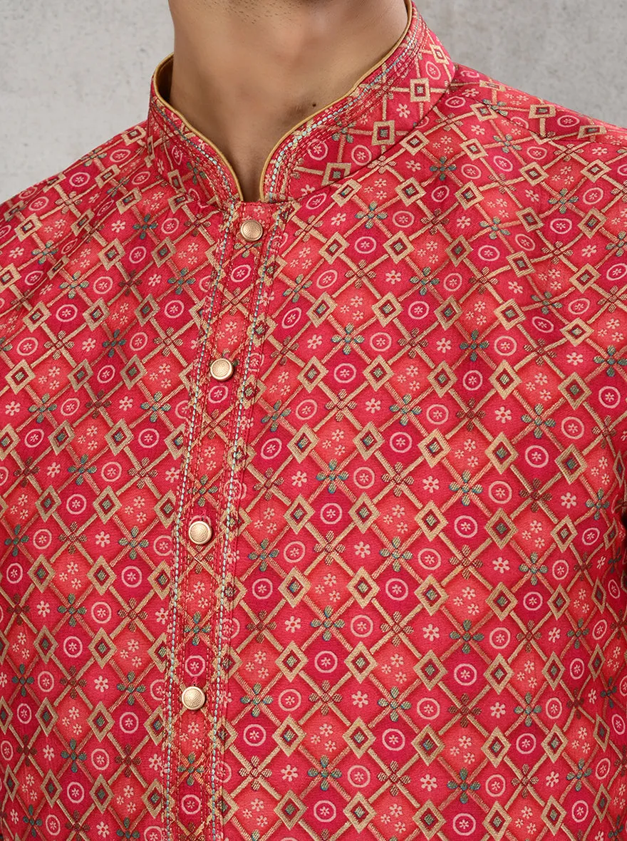 Pink Gold Kurta Pajama | TULA