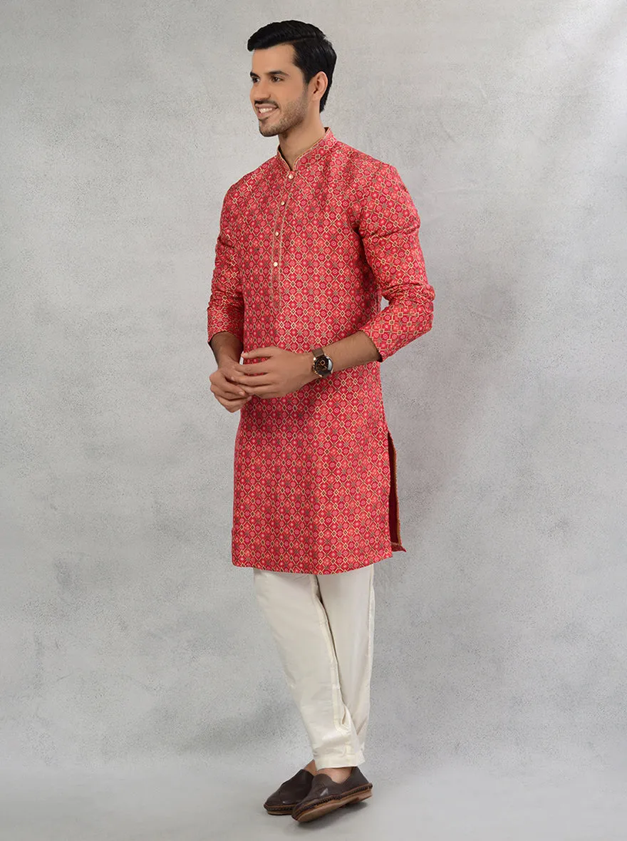 Pink Gold Kurta Pajama | TULA