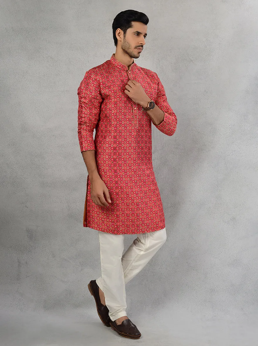 Pink Gold Kurta Pajama | TULA