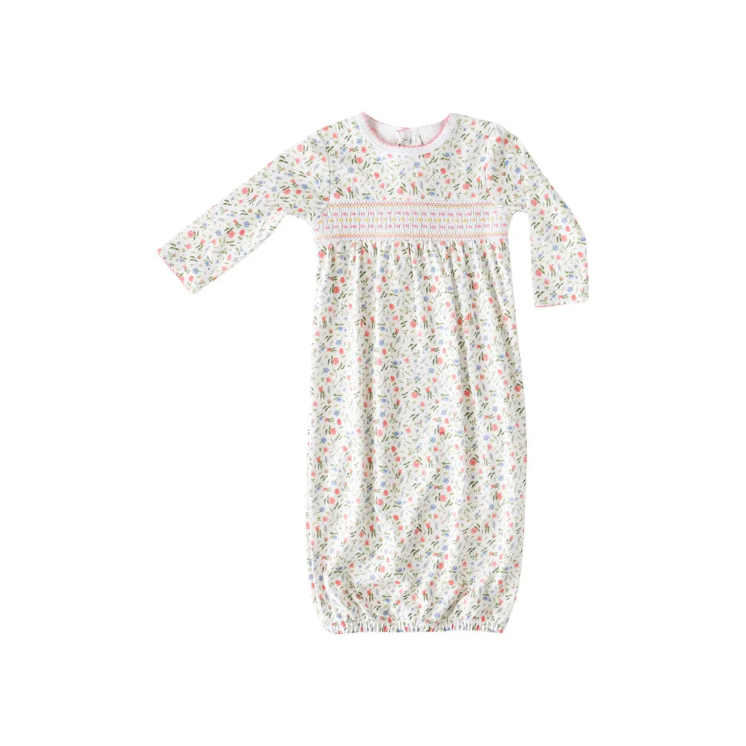 Pink Madison Smocked Gown
