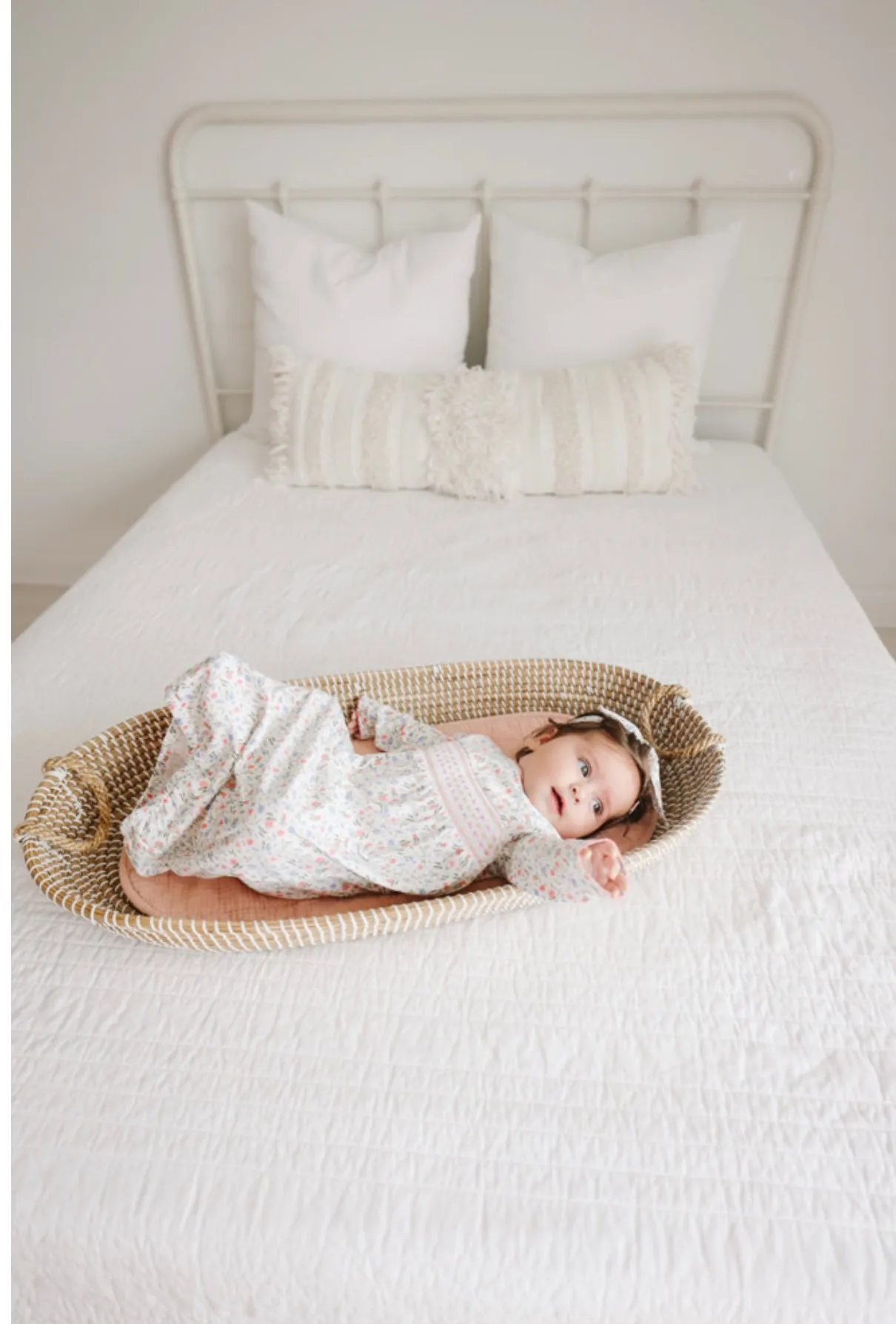 Pink Madison Smocked Gown