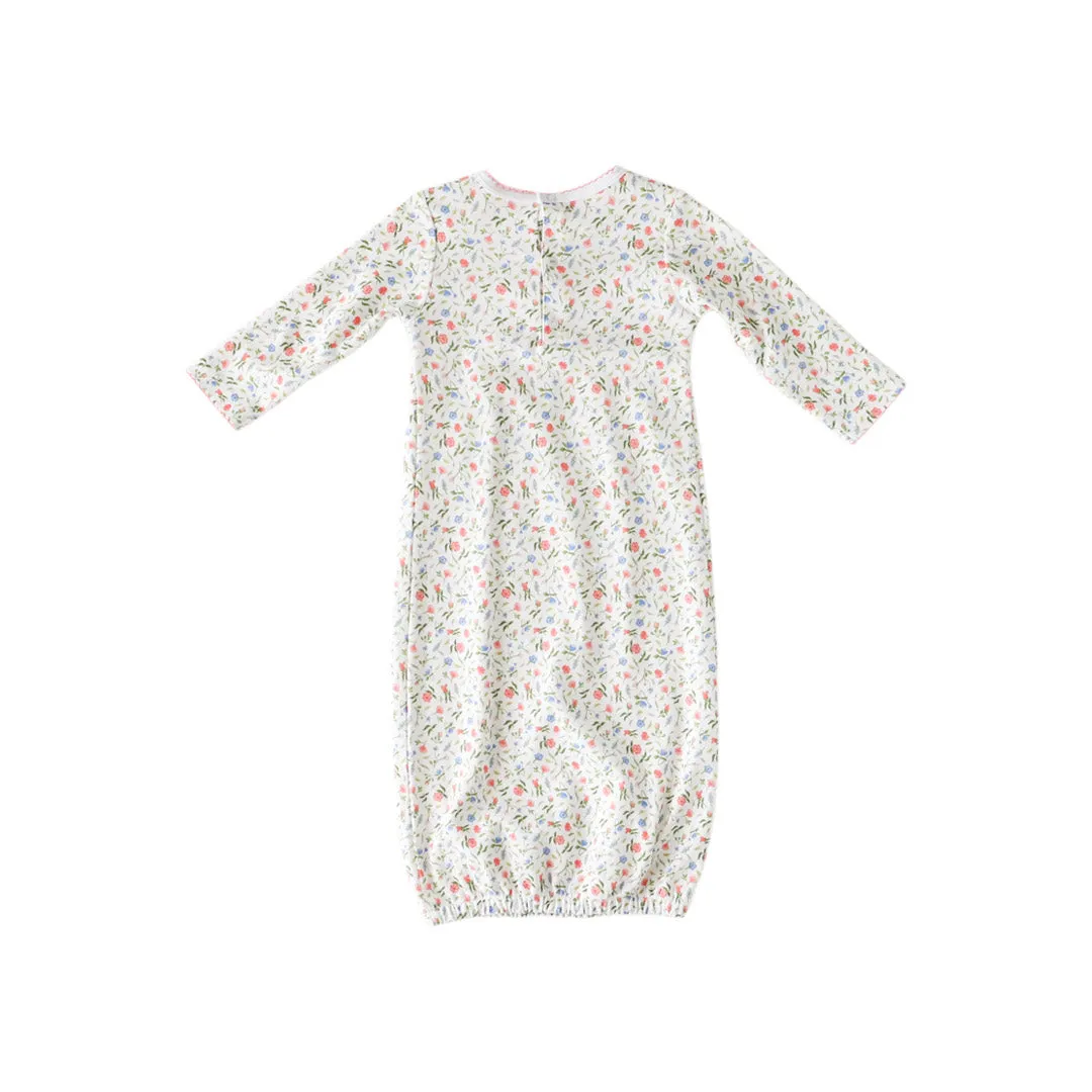 Pink Madison Smocked Gown
