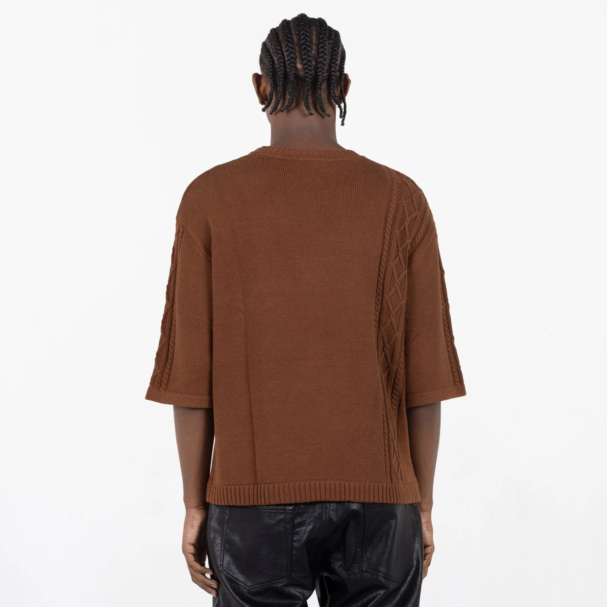 Pleasures Charlie Mock Neck Shirt 'Brown'