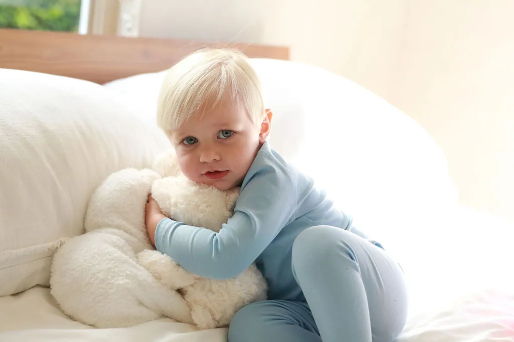 Pouf Stitched Blue Pajamas