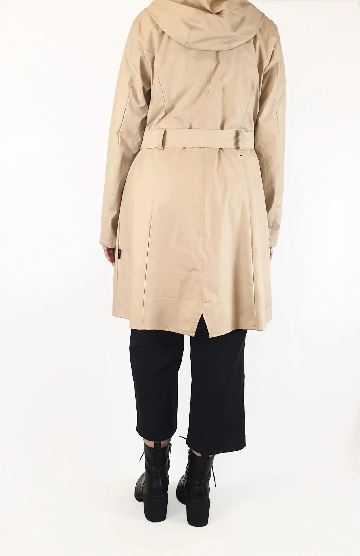 Rains beige raincoat size ML