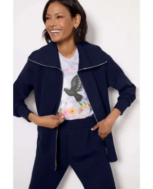 Raleigh Zip Sweatshirt Navy