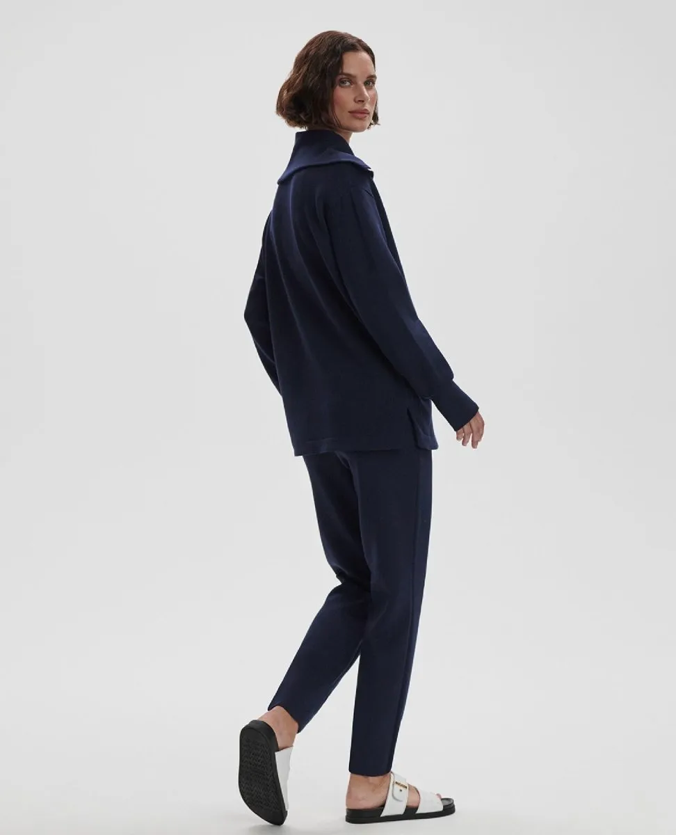 Raleigh Zip Sweatshirt Navy
