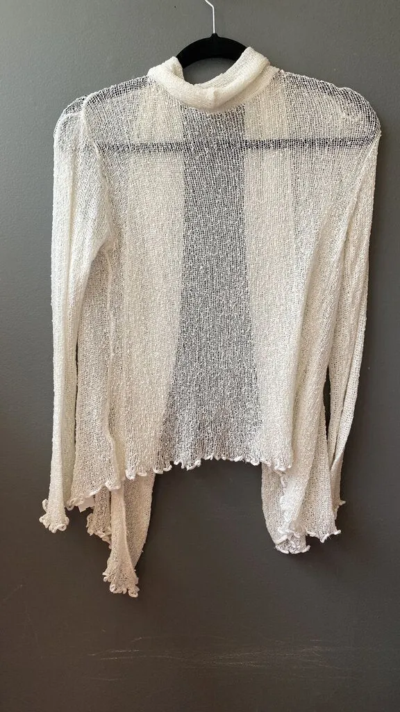 Rayon Knit Open Cardigan