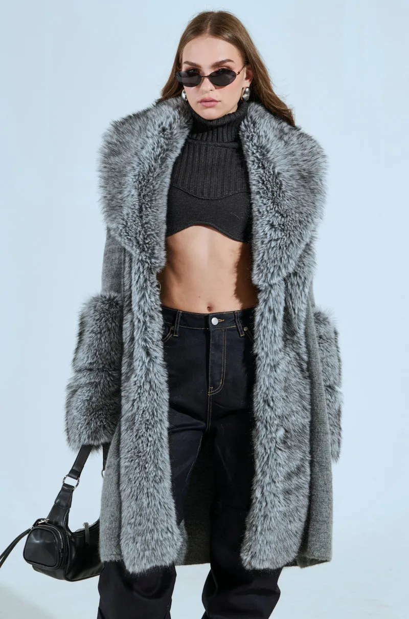 RICH FLEX LONG CARDIGAN