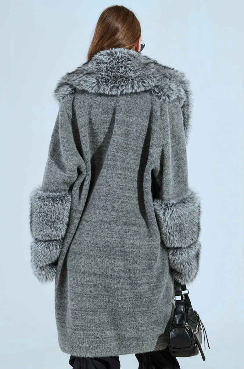 RICH FLEX LONG CARDIGAN