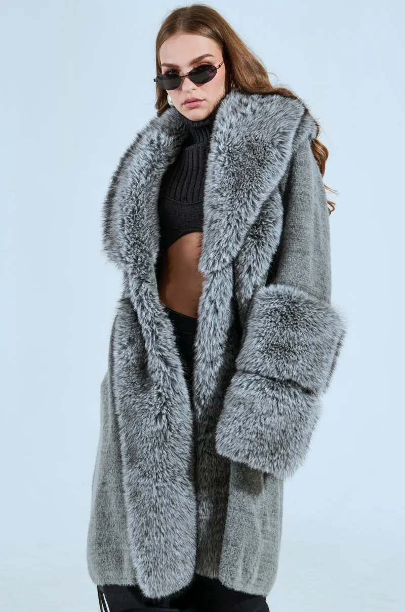 RICH FLEX LONG CARDIGAN