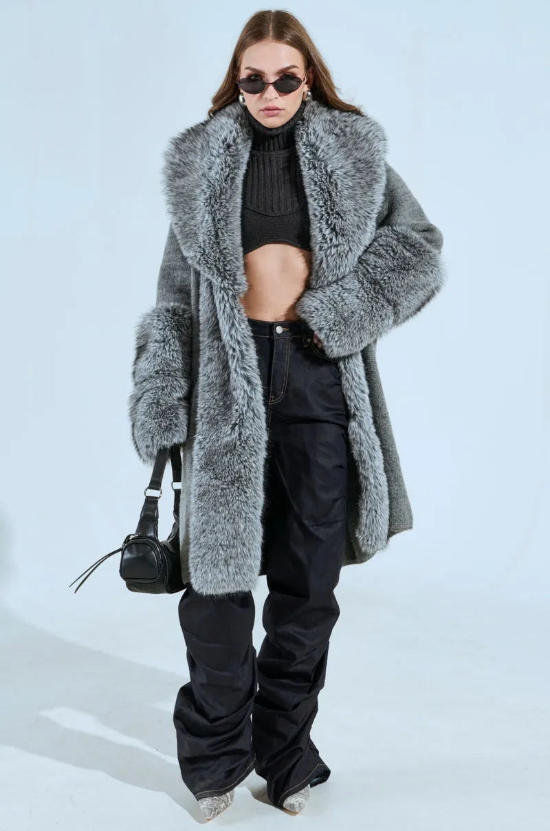 RICH FLEX LONG CARDIGAN