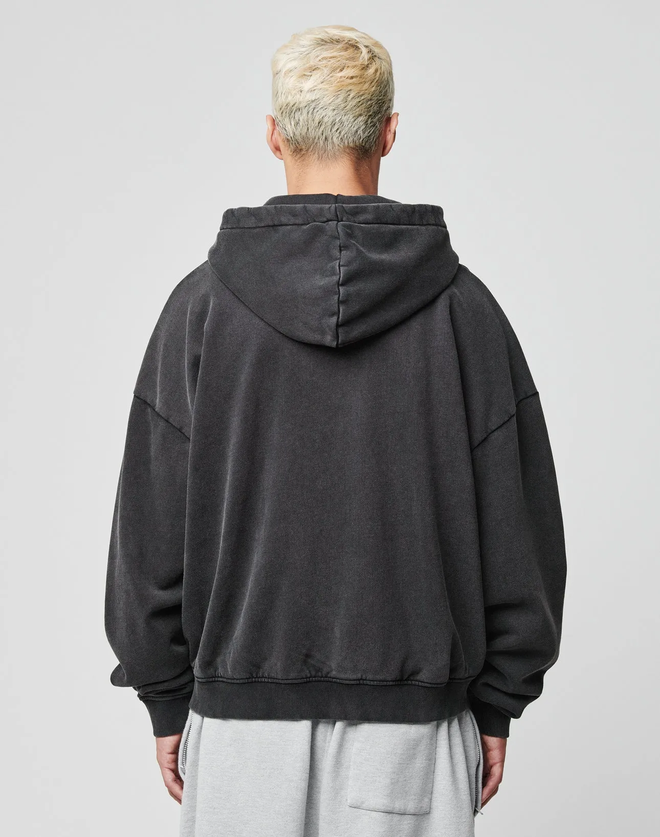 Ripped College Hooded Zip